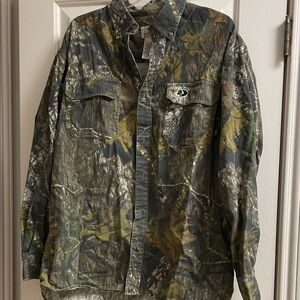 Mossy Oak Camouflage Shirt Jacket